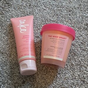 Cake Pink Birthday Cleansing Scrub & Hair Mask Duo